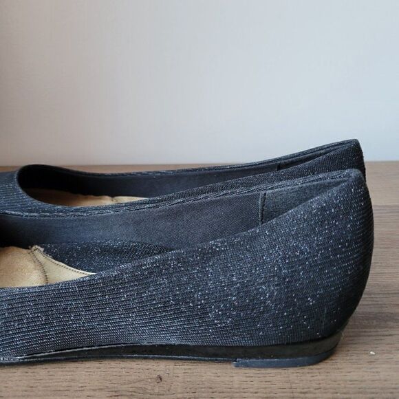 NEW WITHOUT BOX SOFT STYLE HUSH PUPPIES SHIMMER POINTY FLATS SIZE 9.5 WOMENS - Picture 8 of 16